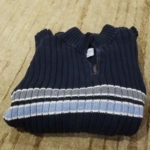 Old navy sweater with quarter down zipper